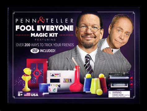 Impress Your Friends and Family with the Penn and Teller Magic Kit